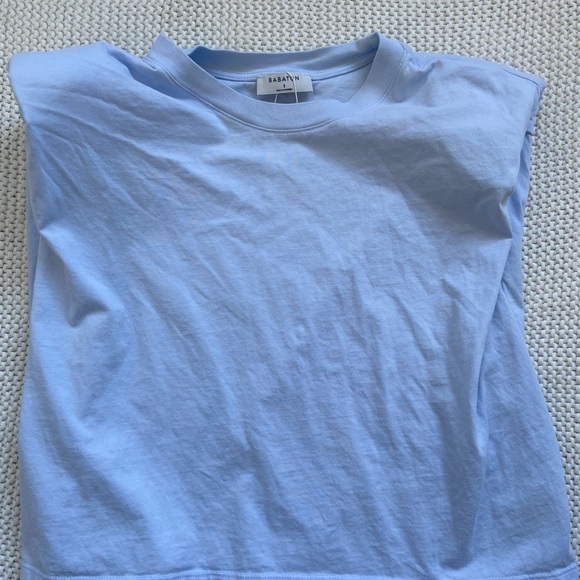 Babaton Tops - Babaton Shoulder Pad Tee